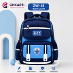 محفظة مدرسية ZLFY ZW-41 بلون أزرق فاتح