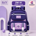 محفظة مدرسية ZLFY ZW-41 بلون بنفسجي وليلكي